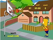 Bart Simpson basketball sport játékok