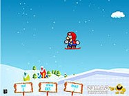 Mario ice skating online sport játék